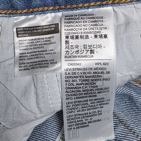 Levi's Wedgie Icon Fit High Waist Oxnard Athens Jeans- Size 00/24 Retail $98 NWT - Picture 6 of 11